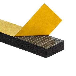 Uszczelka 10x30mm 40&deg;ShA samoprzylepna EPDM 10mb wzmocniona