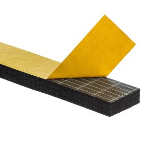 Uszczelka 6x20mm 40&deg;ShA samoprzylepna EPDM 10mb wzmocniona
