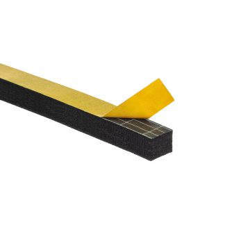 Uszczelka 8x10mm 40&deg;ShA samoprzylepna EPDM 10mb wzmocniona